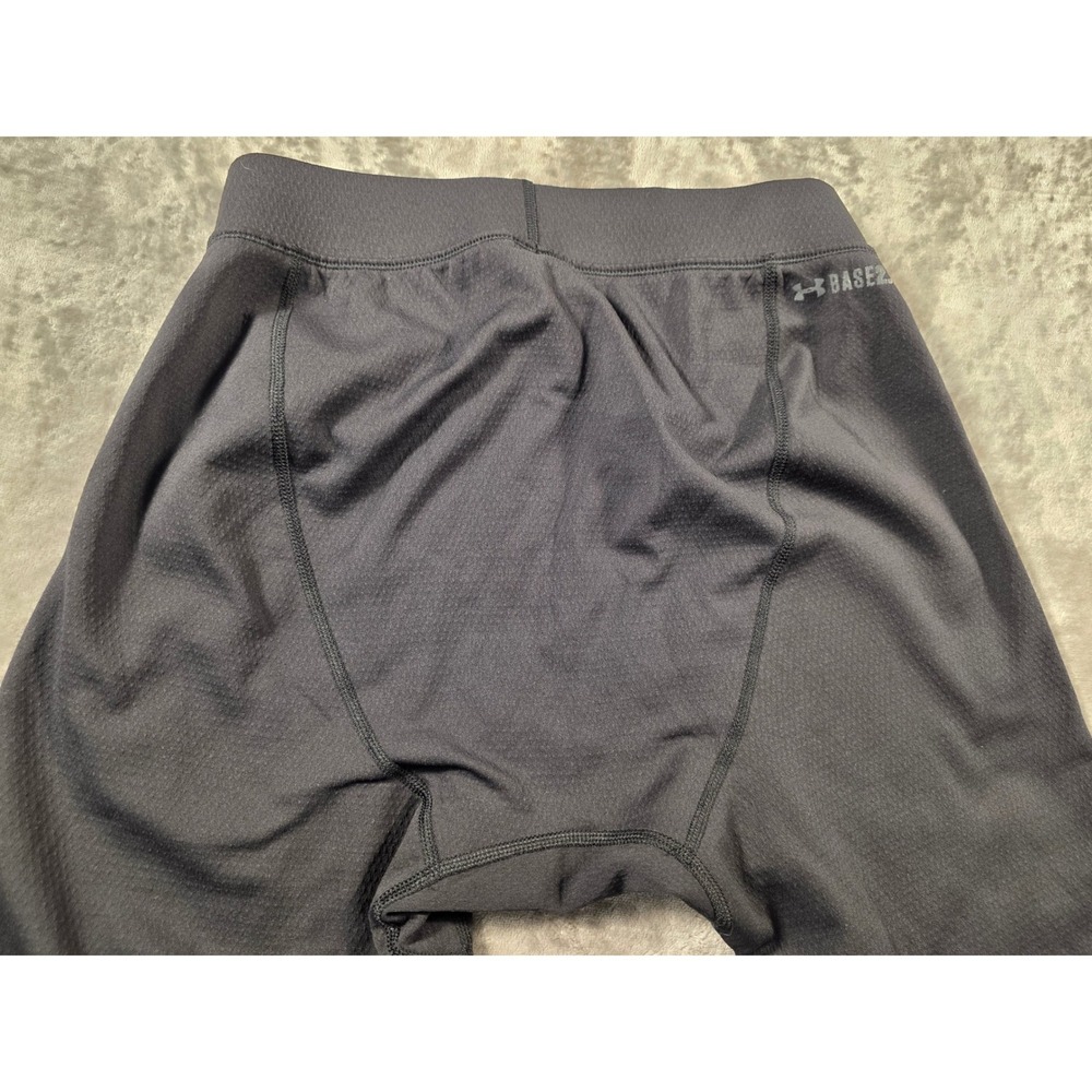 Lot of 2 Under Armour Base 2.0 ColdGear Fitted Leggings Mens Small Black - Picture 6 of 8